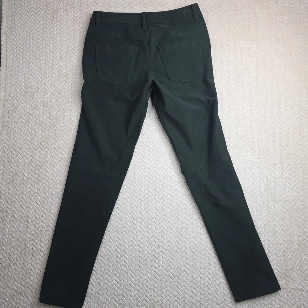Lululemon Commission Pant Slim Warpstreme Dark Forest Green Mens 31x29 Chino